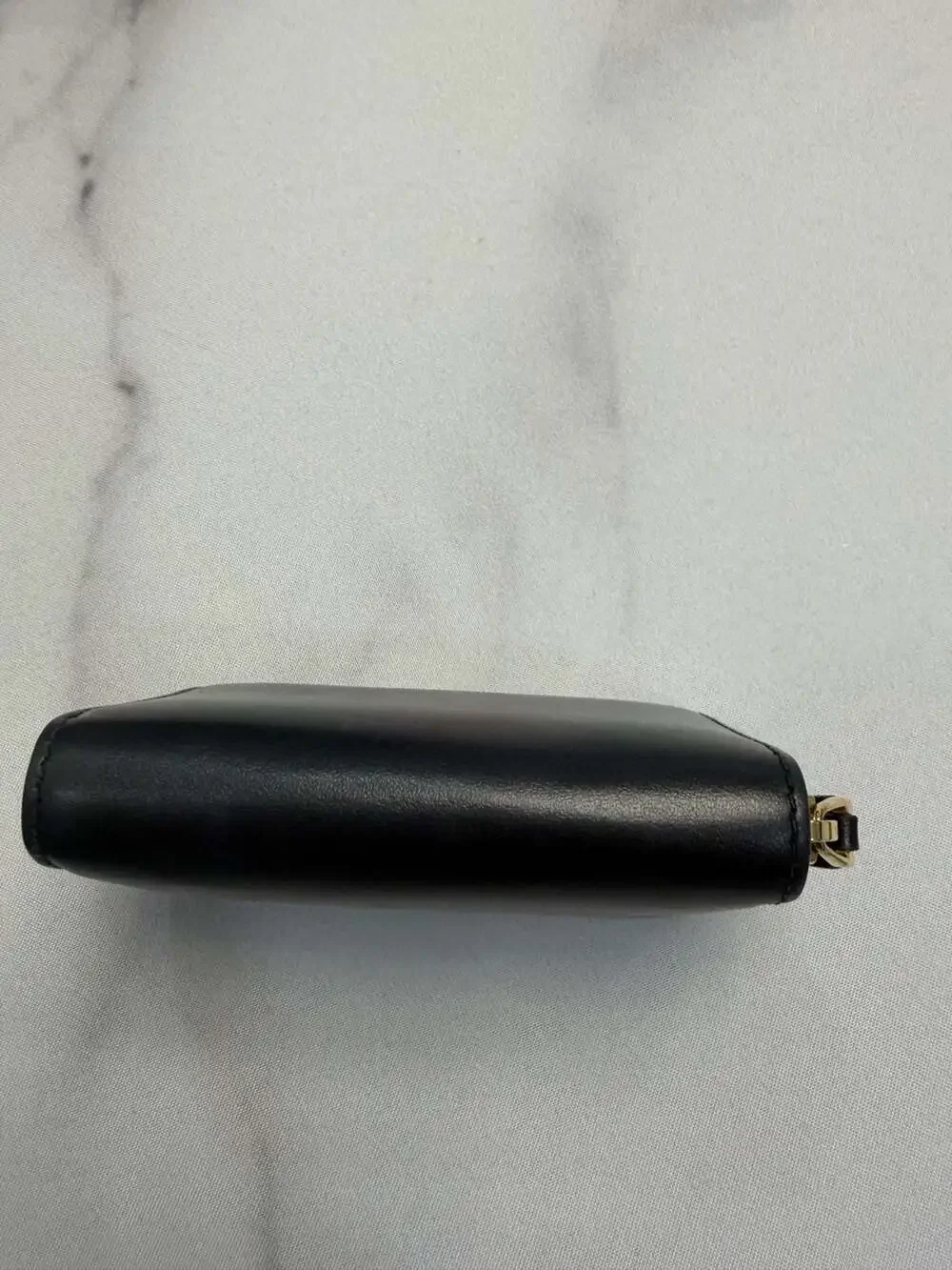 Gucci Logo Print Black Leather Zip-Around Coin Case Card Wallet 547597 - Picture 6 of 8